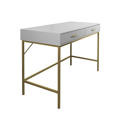 Marie dressing table and stool - grey - Laura James