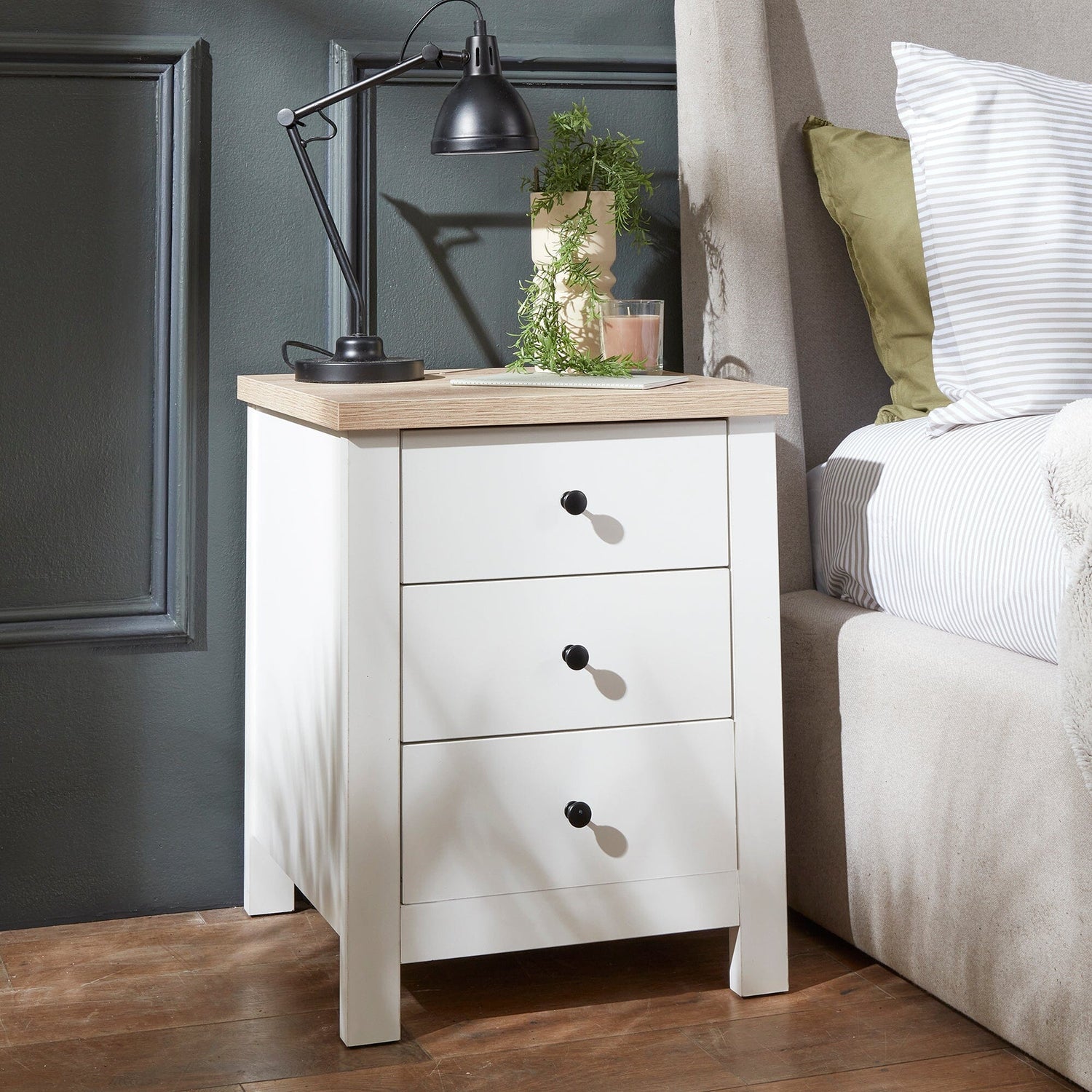 3 Drawer Bedside Tables