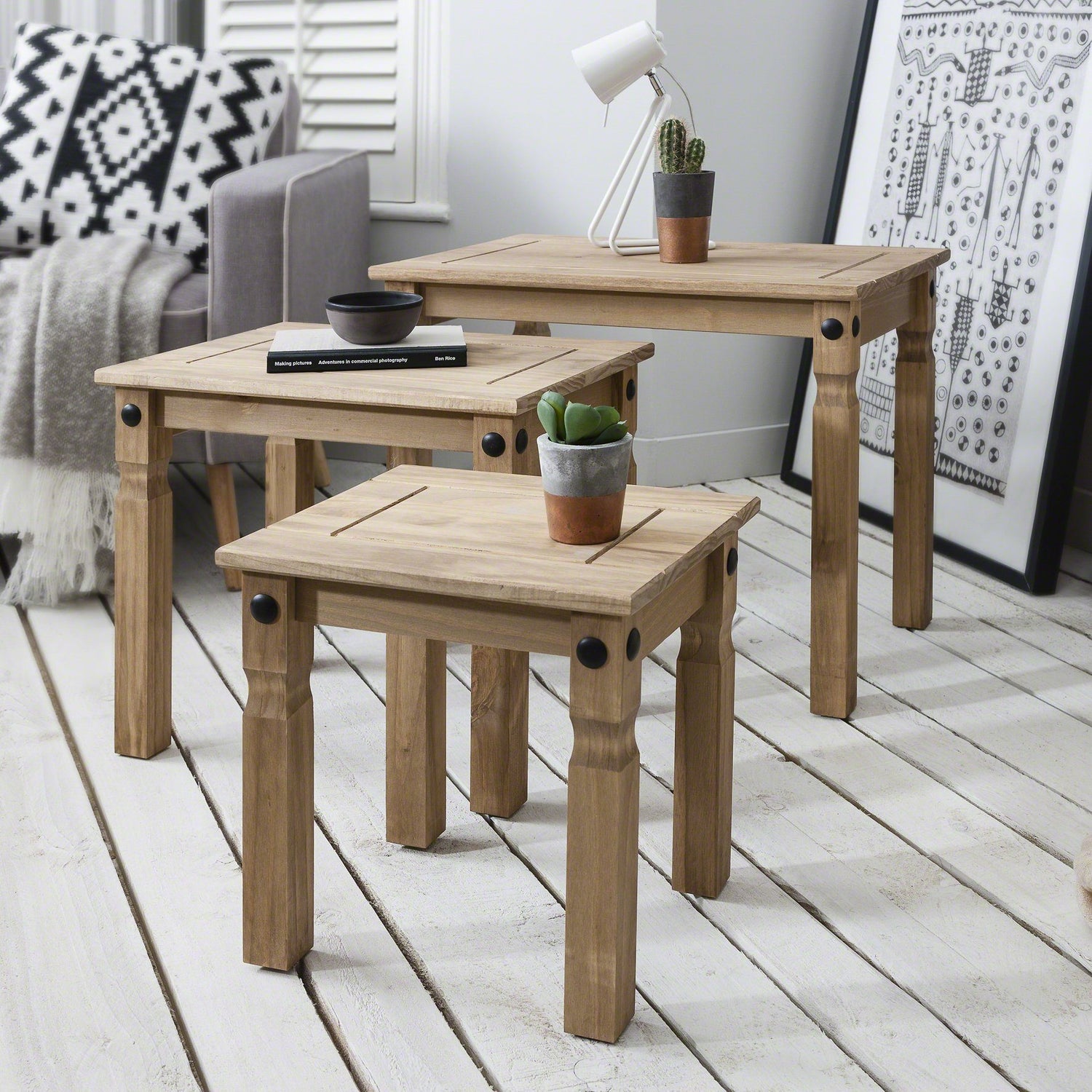 Nest of 3 Tables - Corona Range - Laura James