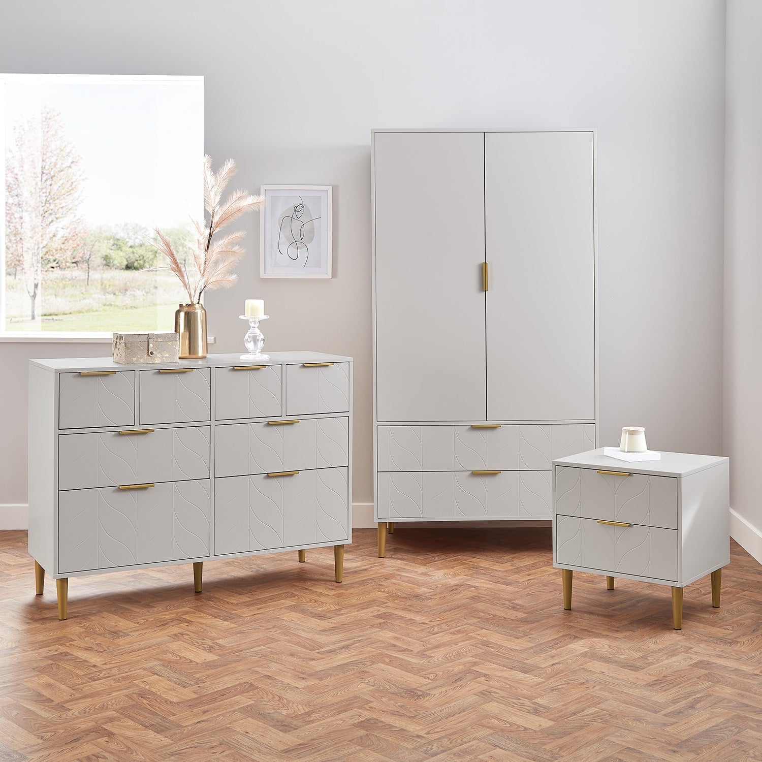Grey Bedroom Set