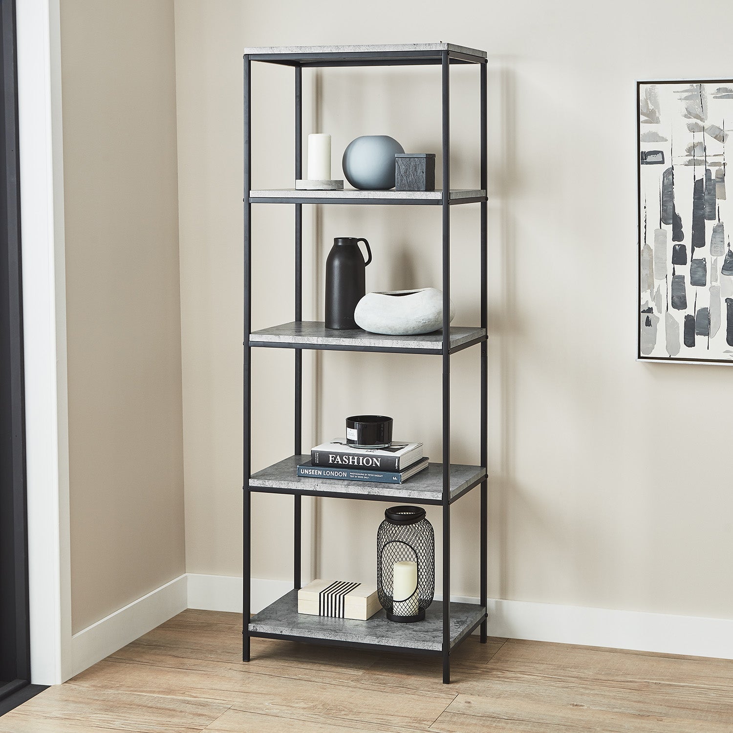 Concrete Bookcases