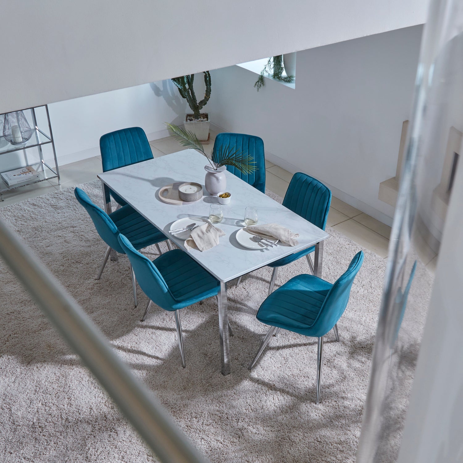 Marble Dining Table & Chairs Sets - Laura James