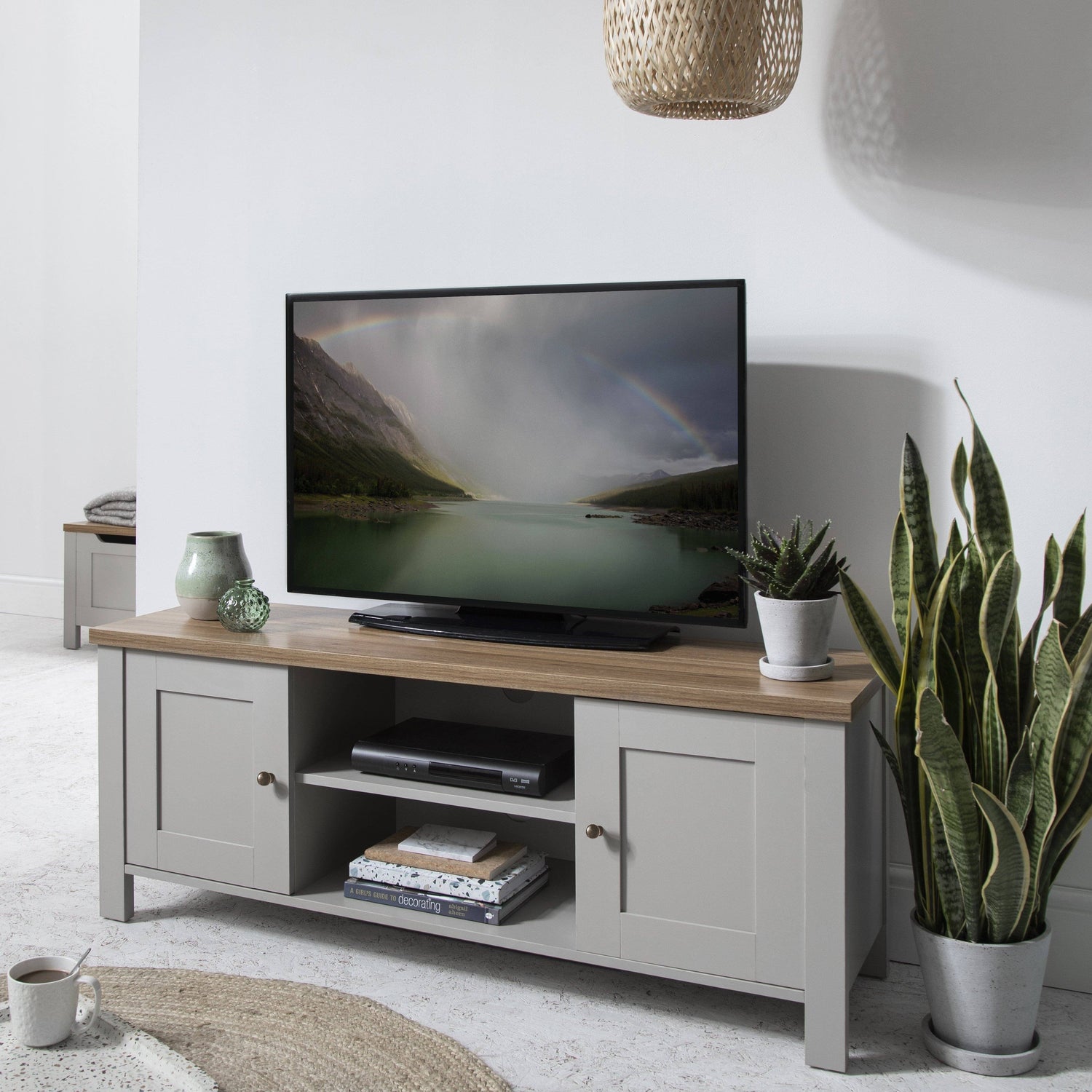 Grey TV Cabinets - Laura James