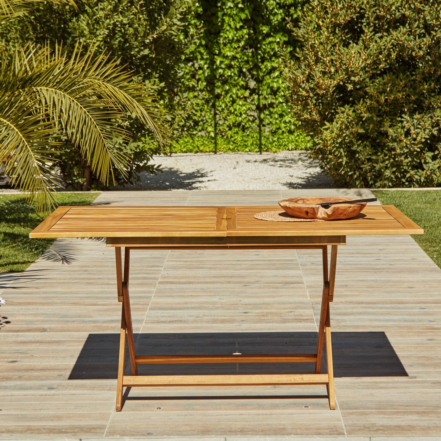 Ashby 4 Seater Wooden Rectangle Folding Dining Table - 120cm - Laura James