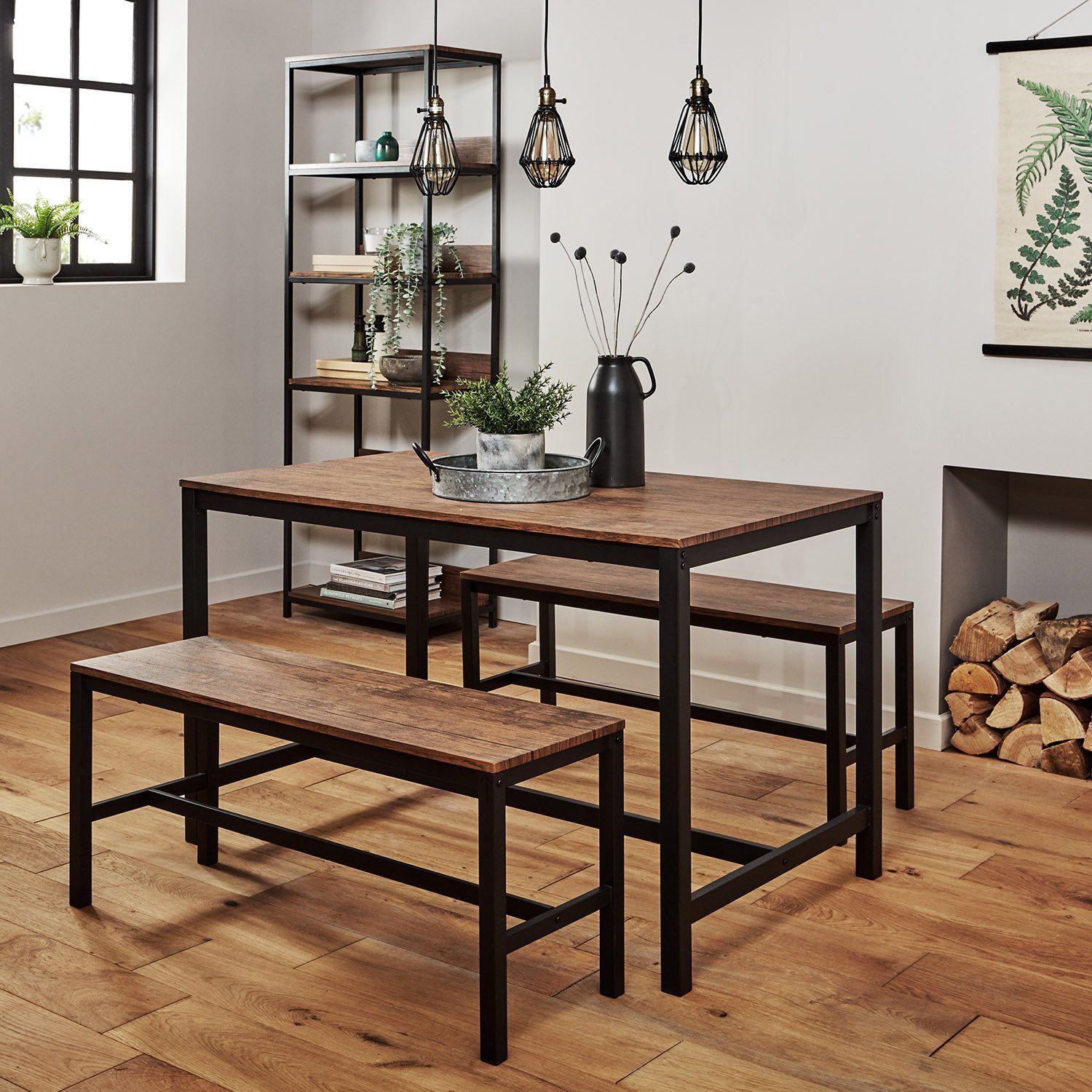 Industrial Dining Table and Chair Sets - Laura James