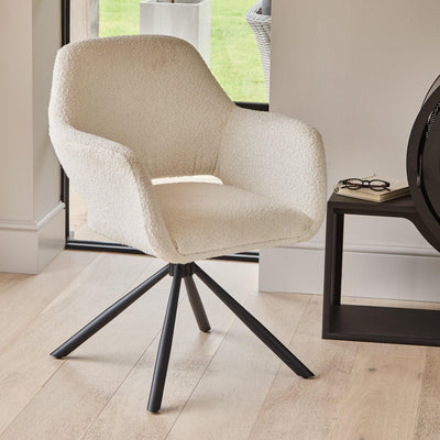 Sheffield chair - tan - faux leather – Laura James Ireland
