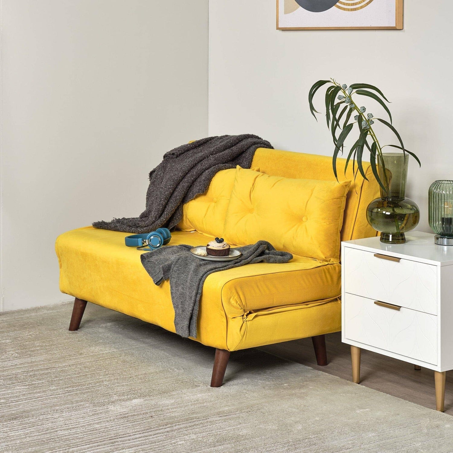 Yellow Sofa Beds