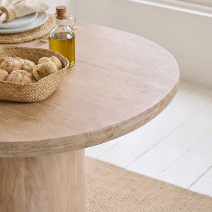 Octavia 220cm Limewash Dining Table - Laura James 
