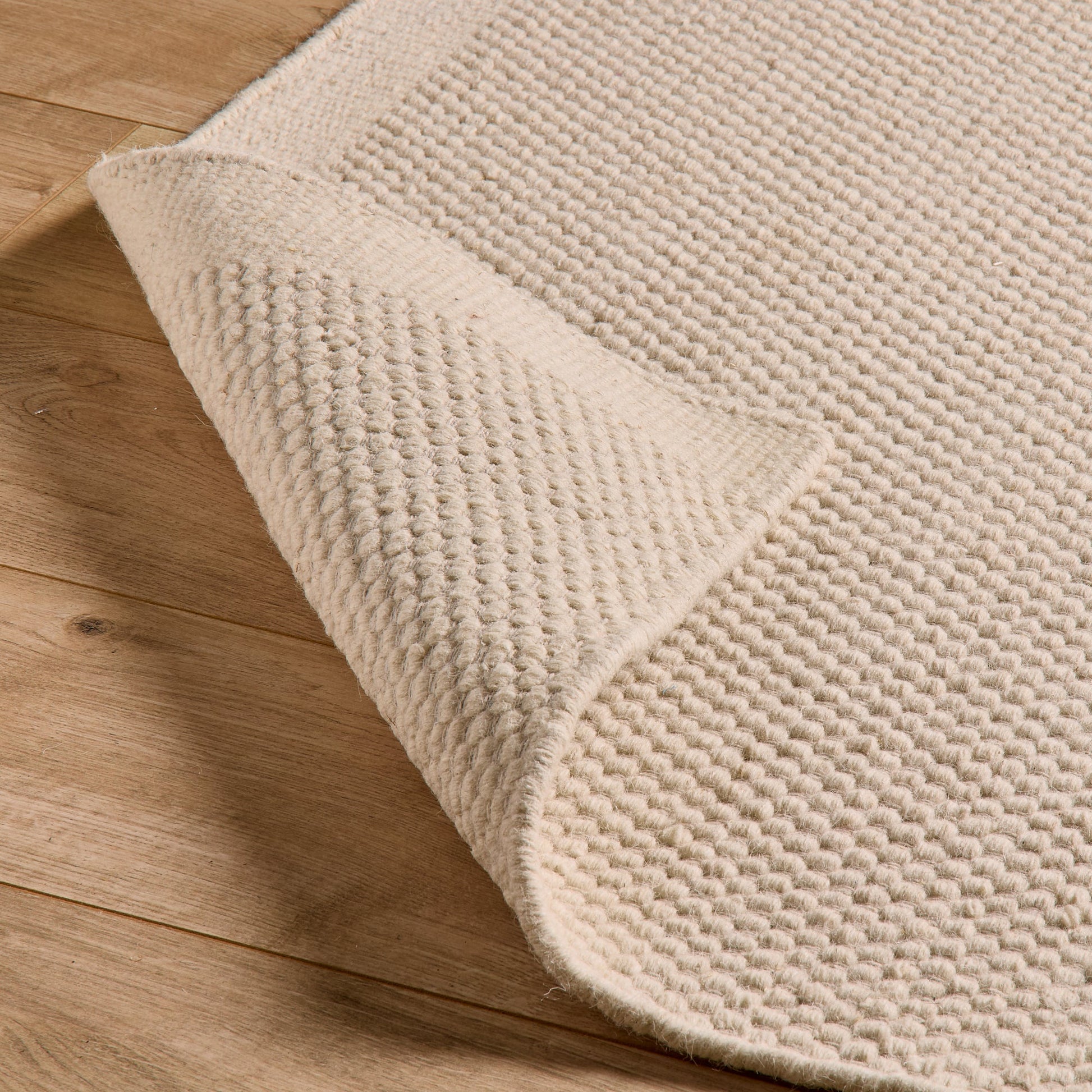 Atcham Wool & Cotton Rug - Pebble Clay & Natural - 200 x 290cm