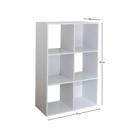 6-cube-white-bookcase-wooden-display-unit-shelving-storage-bookshelf-shelves-no-basket-laura-james