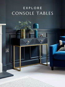 SHOP CONSOLE TABLES