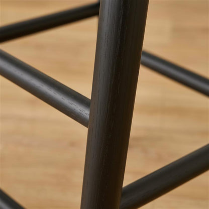 Silvester Bar Stool - Black Oak