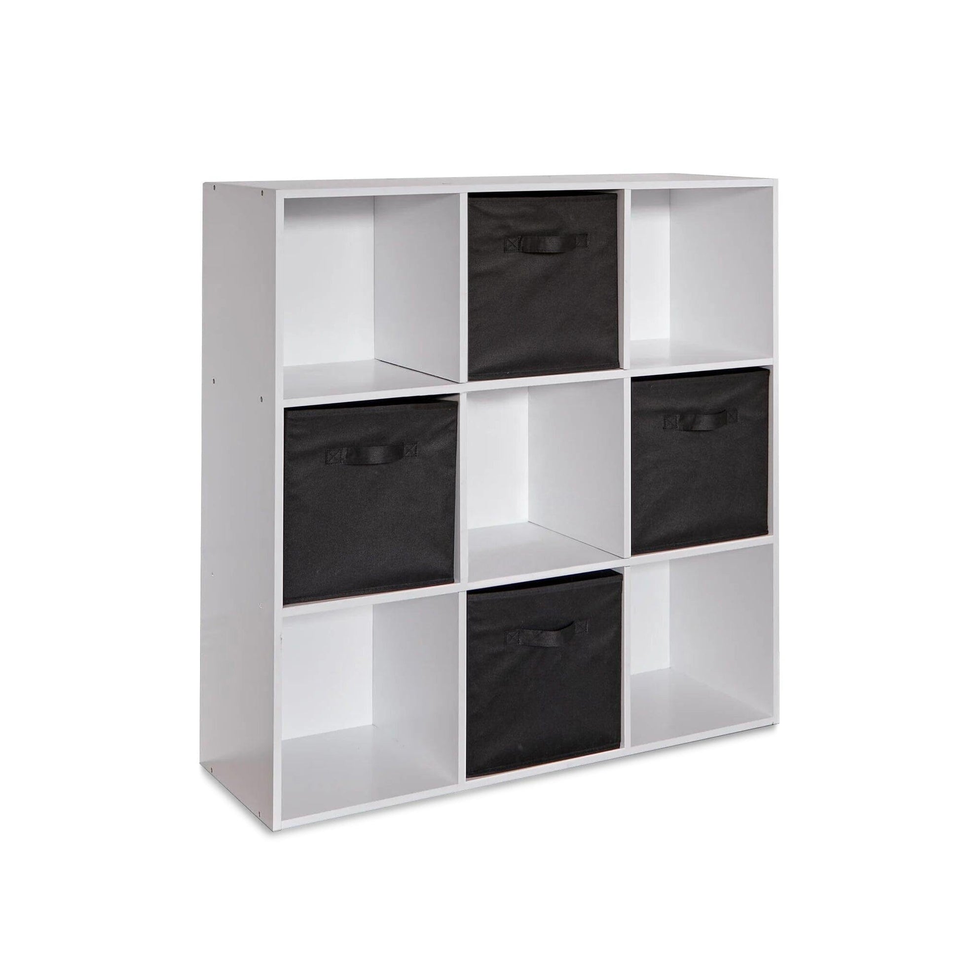 9 Cube Storage Unit / White Bookcase - Laura James