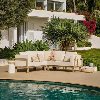 Akira Corner Sofa Cushion Covers - Linen - Laura James