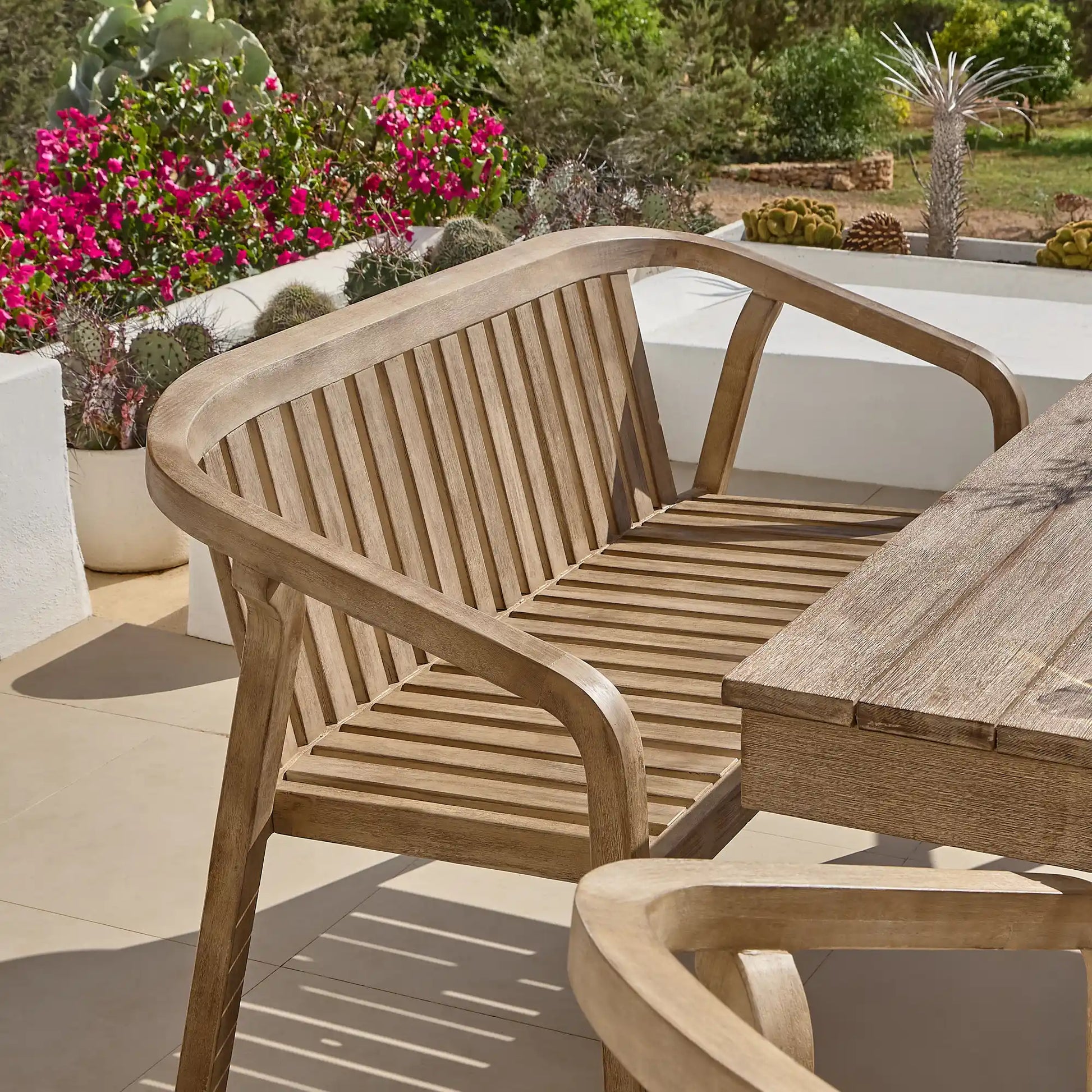 Amelia Wooden Rectangular Dining Table Set with 2 x Shiro 130cm Bench with 2 x Shiro Dining Chairs