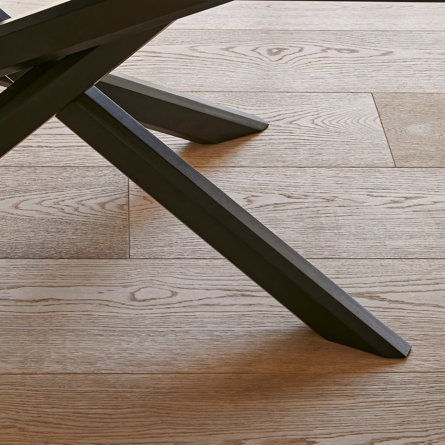 Amelia Black Wood Dining Table - Non Extendable
