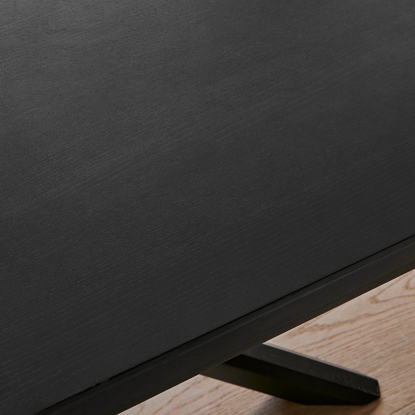 Amelia Black Wood Dining Table - Extendable