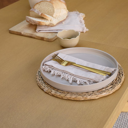 Amelia Pale Oak Wood Dining Table - Extendable - Laura James 