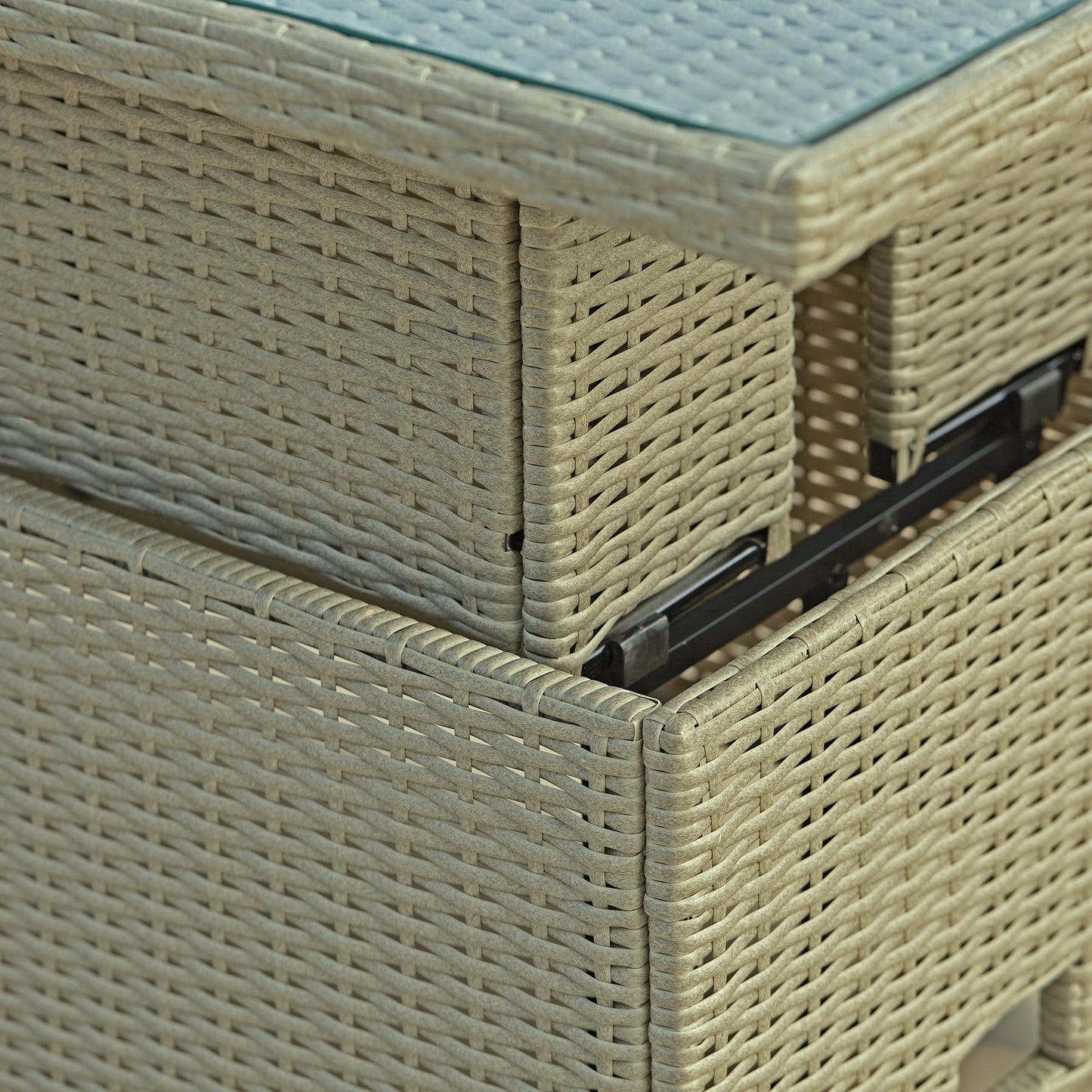 Aria Rattan Garden Raising Table - Laura James 