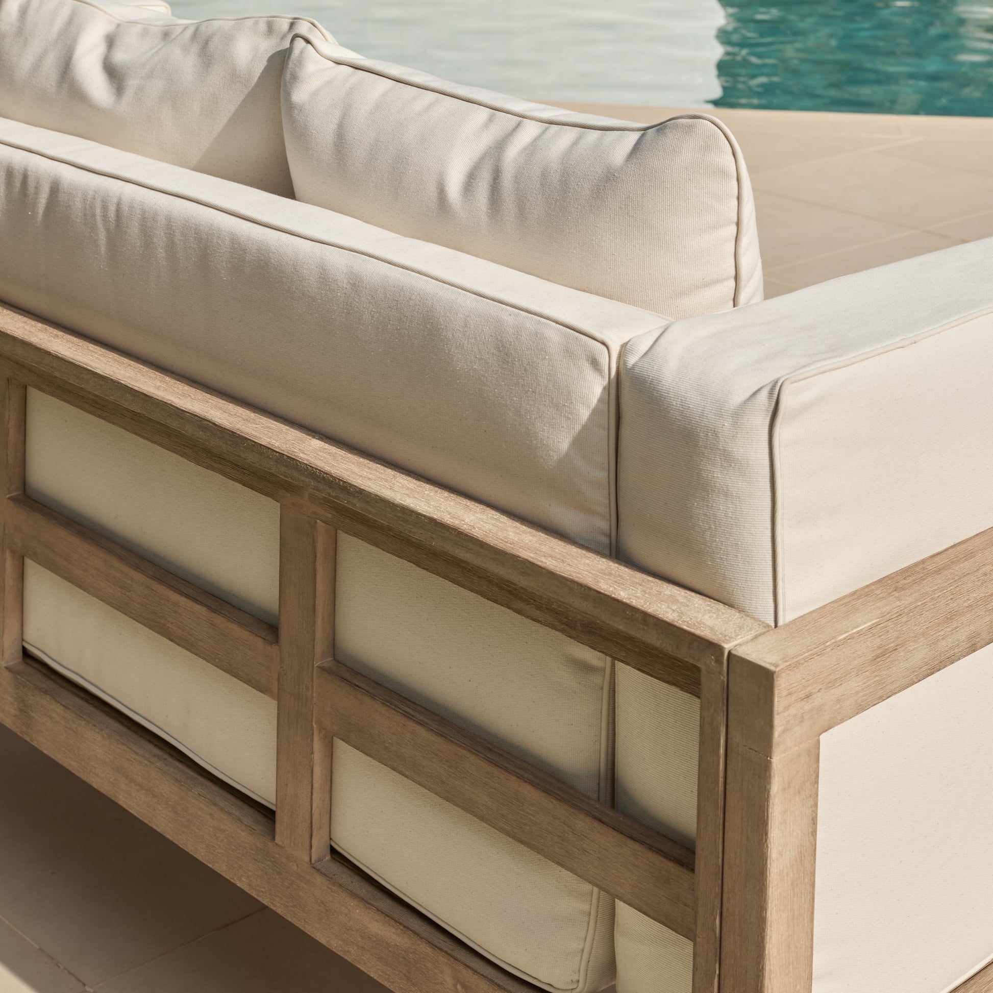 Akira 3 Seater Sofa Cushion Covers - Linen - Laura James