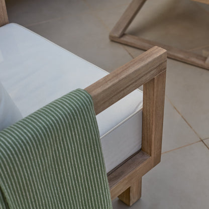 Akira 5 Seater Wooden Garden Set with Side Table - Laura James