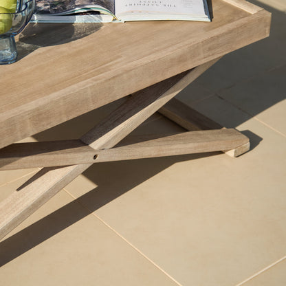 Akira 6 Seater Wooden Sofa Set with Coffee Table