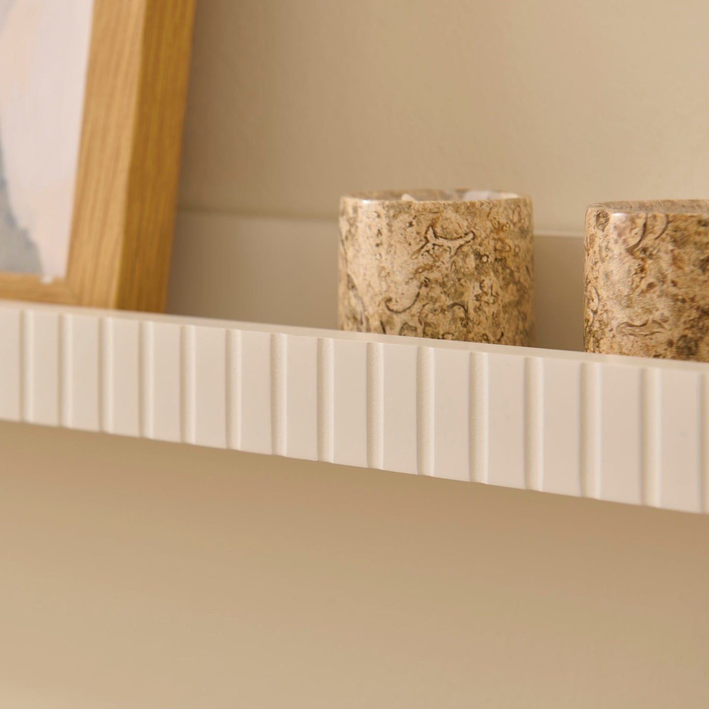 Alba 100cm Picture Ledge - White - Laura James