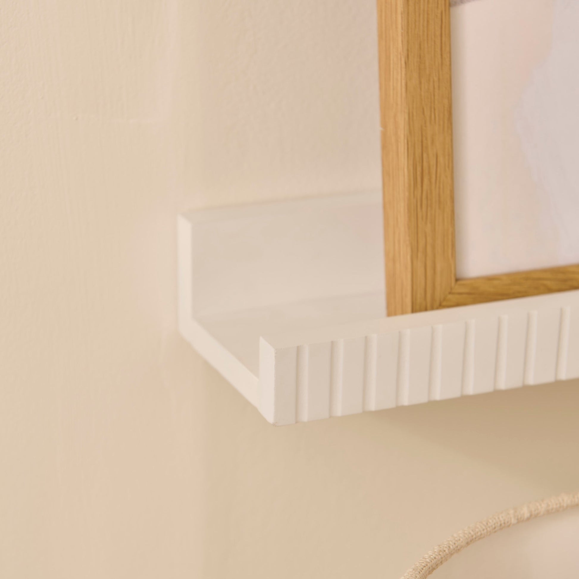 Alba 100cm Picture Ledge - White - Laura James