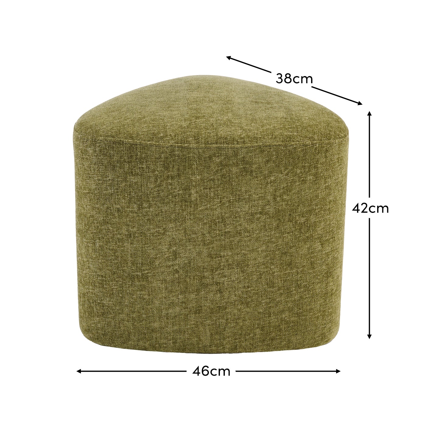 Alder Footstool - Moss Green - Laura James