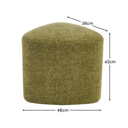 Alder Footstool - Moss Green - Laura James
