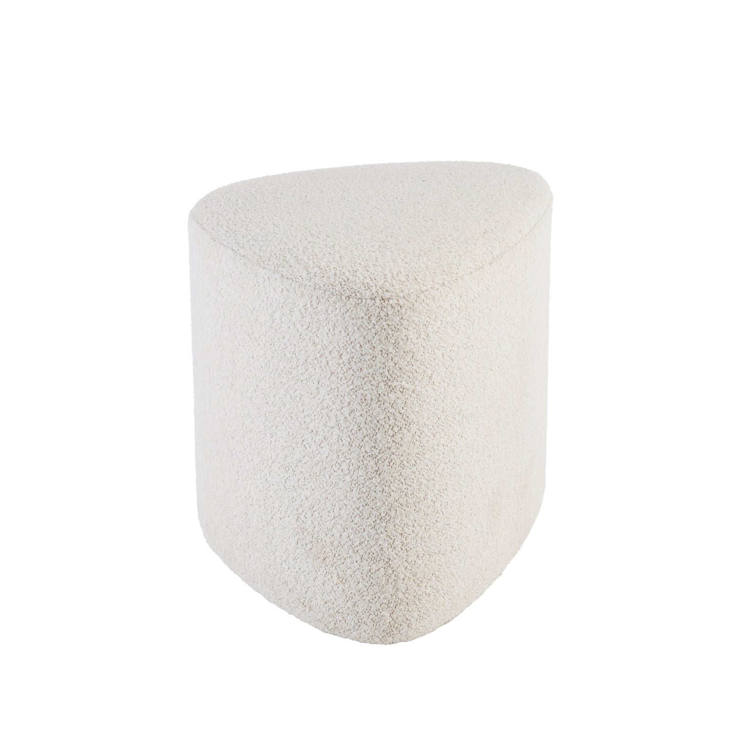 Alder Footstool - Oat Boucle - Laura James