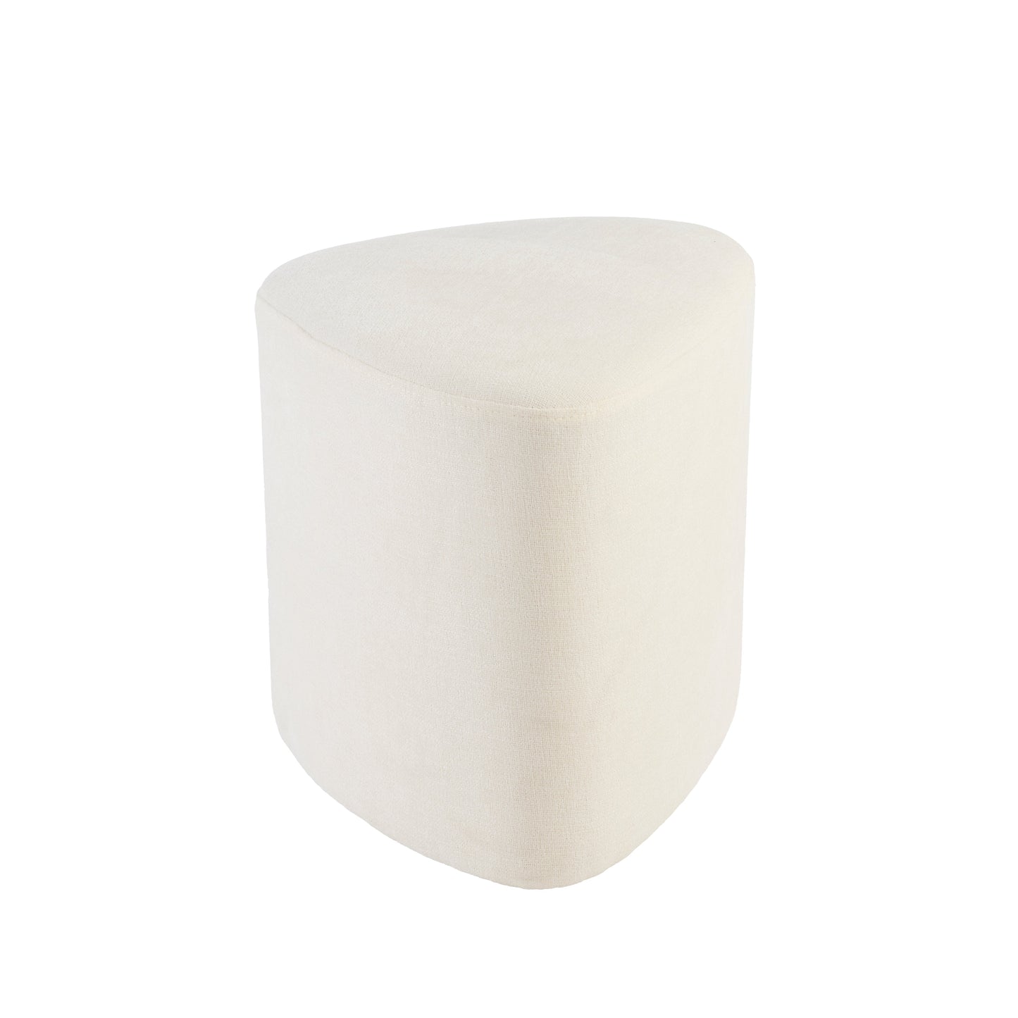 Alder Footstool - Oyster White - Laura James