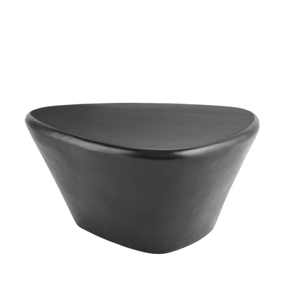 Alder Mango Wood Coffee Table - Jet Black - Laura James