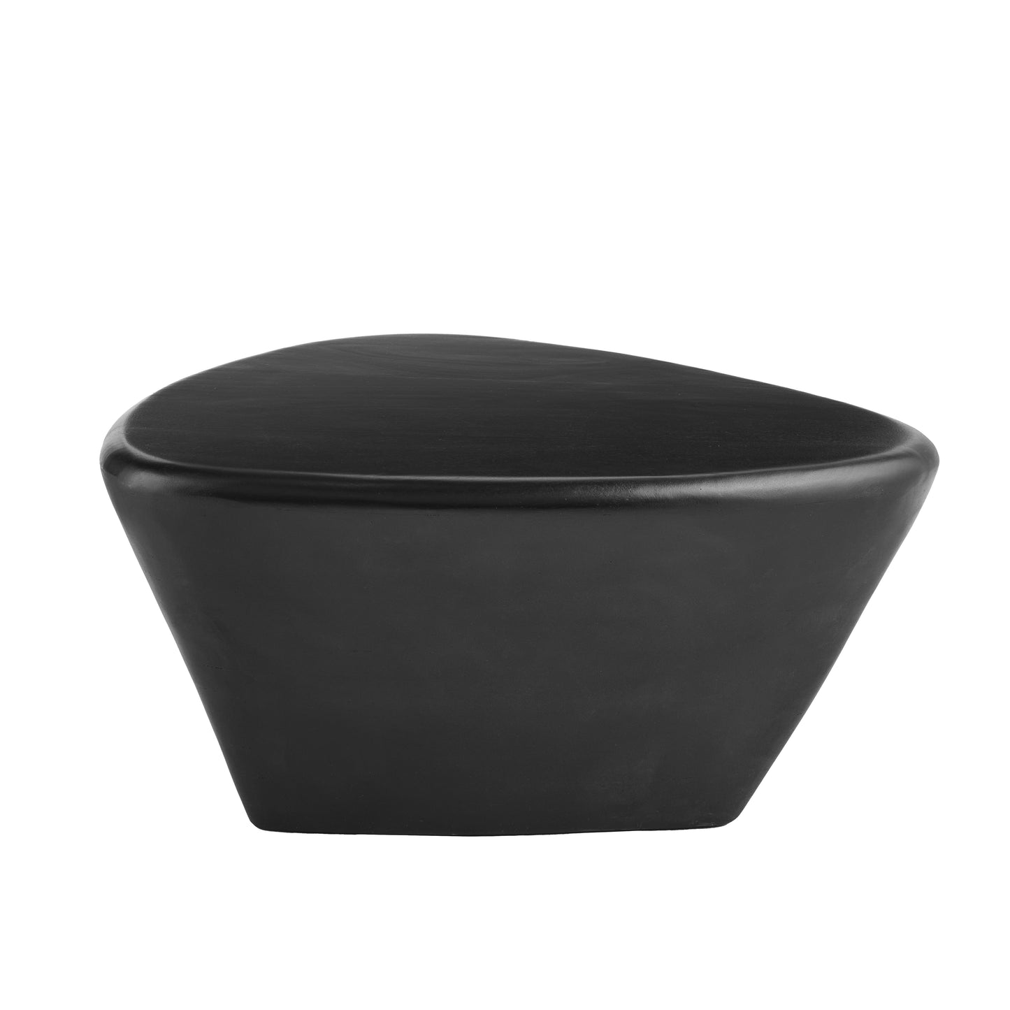 Alder Mango Wood Coffee Table - Jet Black - Laura James