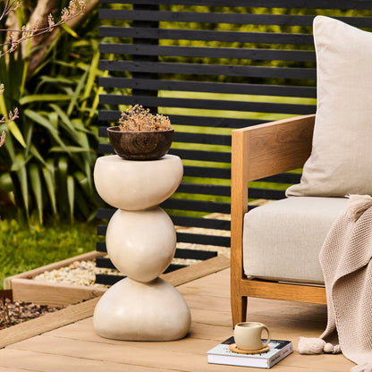 Alder Concrete Garden Coffee Table - Sand