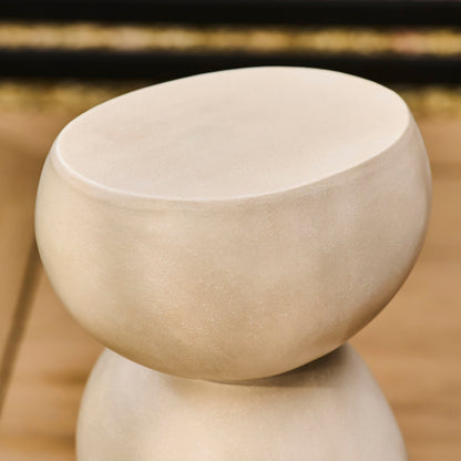 Alder Concrete Garden Coffee Table - Sand