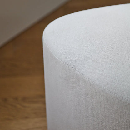 Alder Footstool - Ivory - Laura James