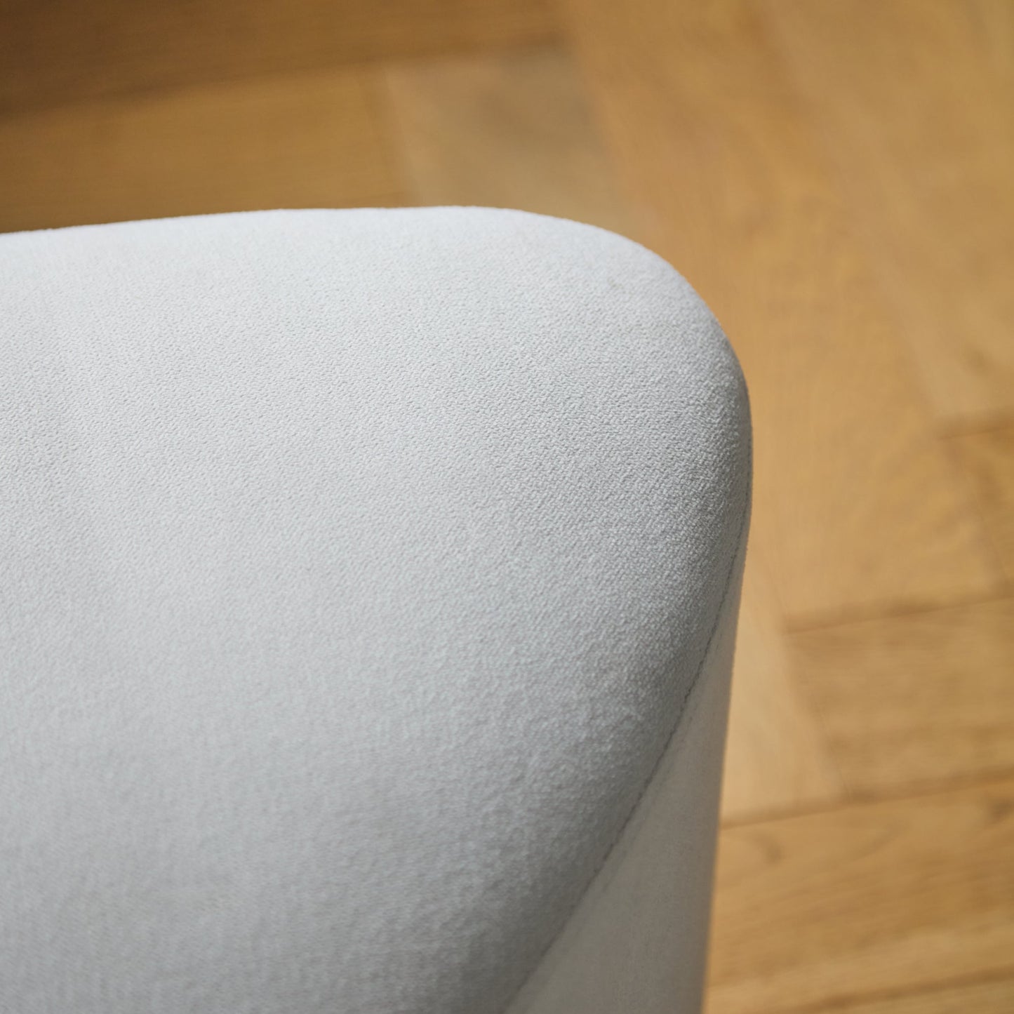Alder Footstool - Ivory - Laura James