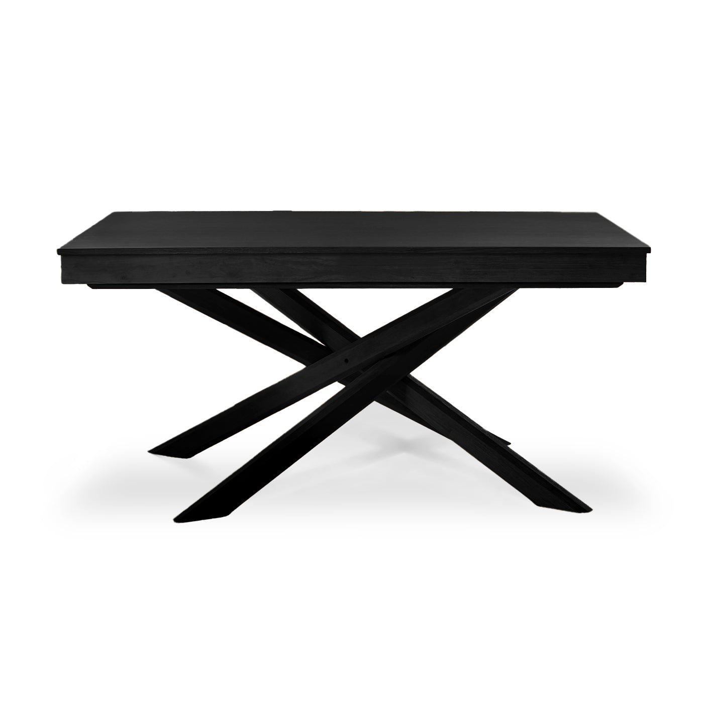 Amelia Black Wood dining table - Laura James