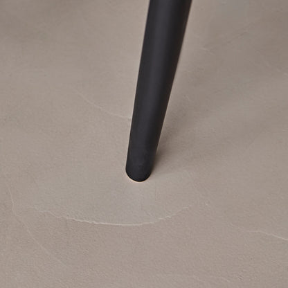 Amelia Black Oak Oval Extending Dining Table Set - 6 Seater - Carter Black Oak Dining Armchairs - Laura James 