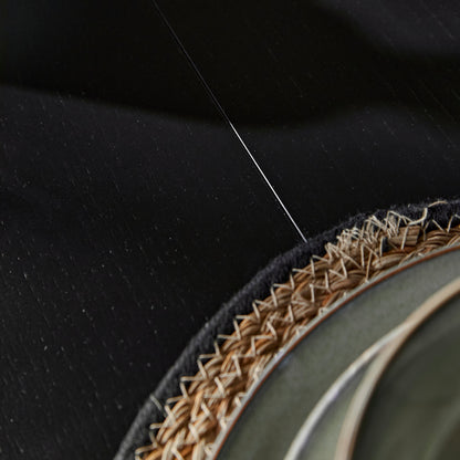 Amelia Black Oak Oval Extending Dining Table Set - 4 Seater - Ella Black Oak Carver Chairs - Off White Boucle - Laura James