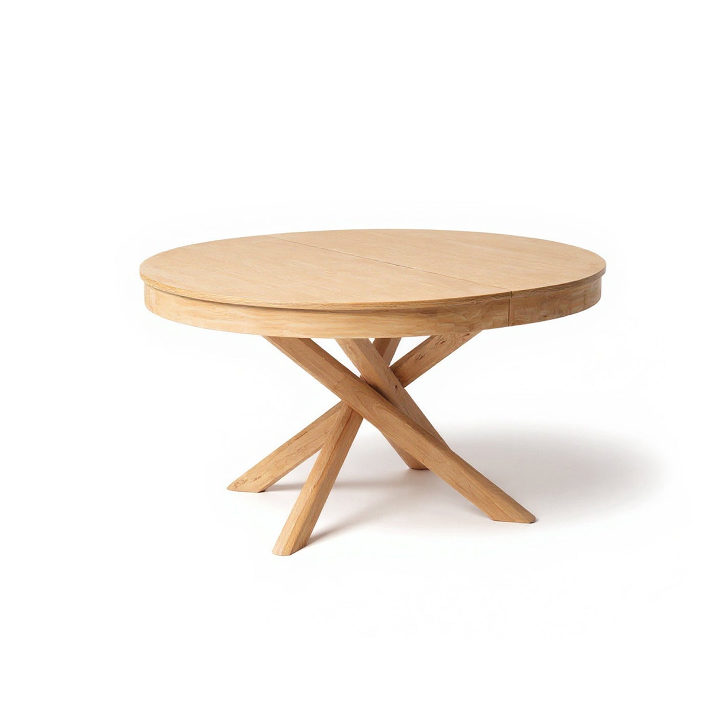 Amelia Whitewash Oval Extending Dining Table Set - 4 Seater - Nolan Boucle Dining Chairs - Whitewash Oak Legs - Laura James