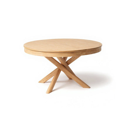 Amelia Whitewash Oval Extending Dining Table Set - 4 Seater - Nolan Boucle Dining Chairs - Whitewash Oak Legs - Laura James