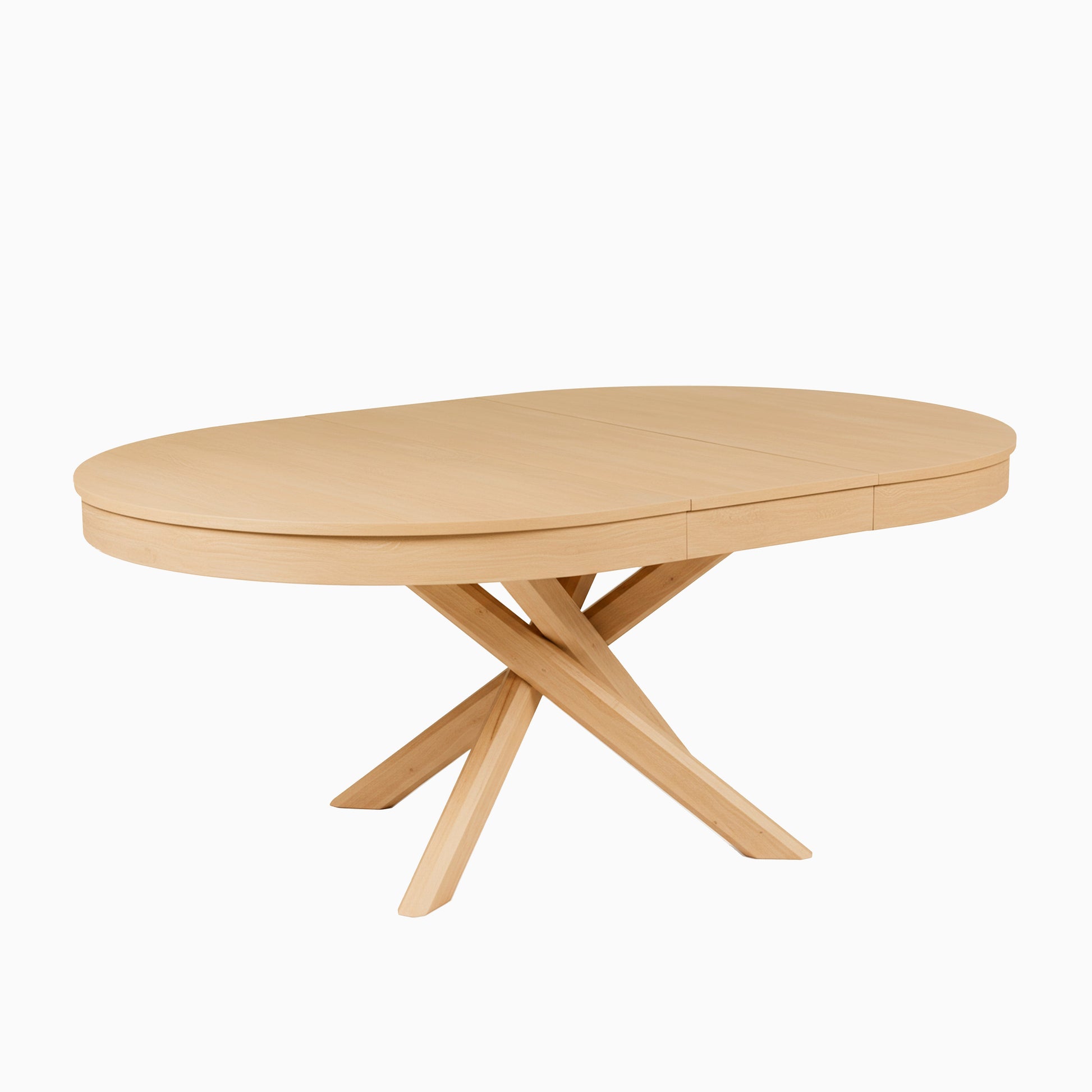 Amelia Pale Oak Extendable Dining Table - Laura James