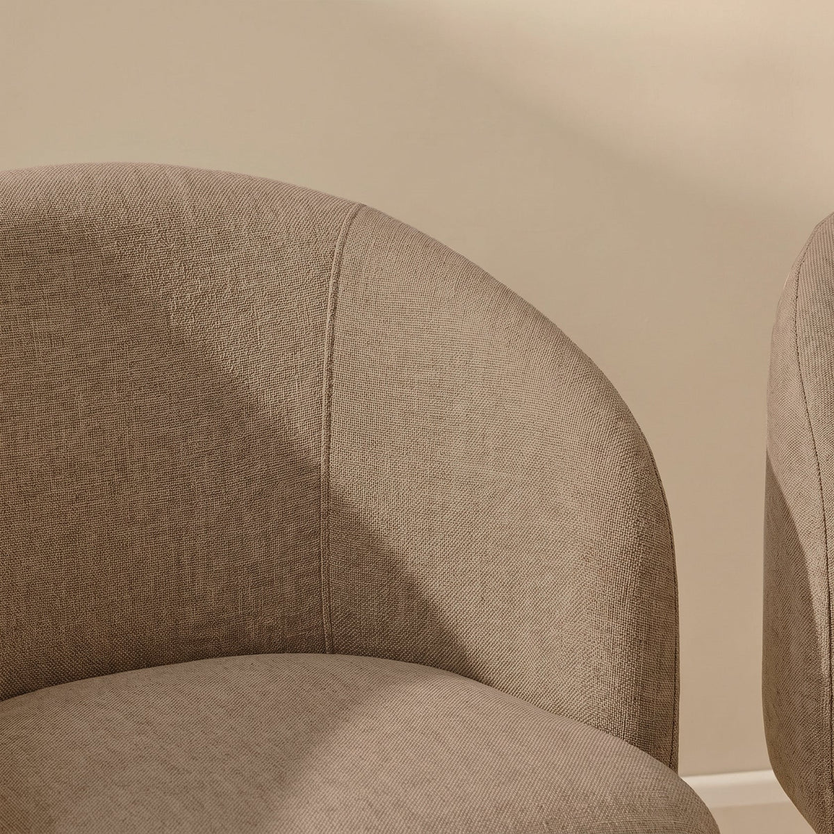 Archer Natural Brown Dining Chair - Set of 2 - Whitewash Legs - Laura James 