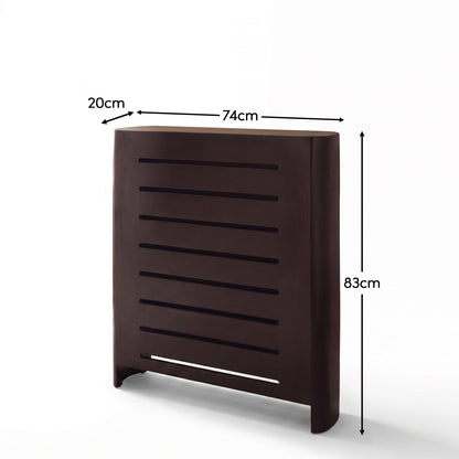 Asha Large Radiator Cover - Coffee Brown - Laura James 