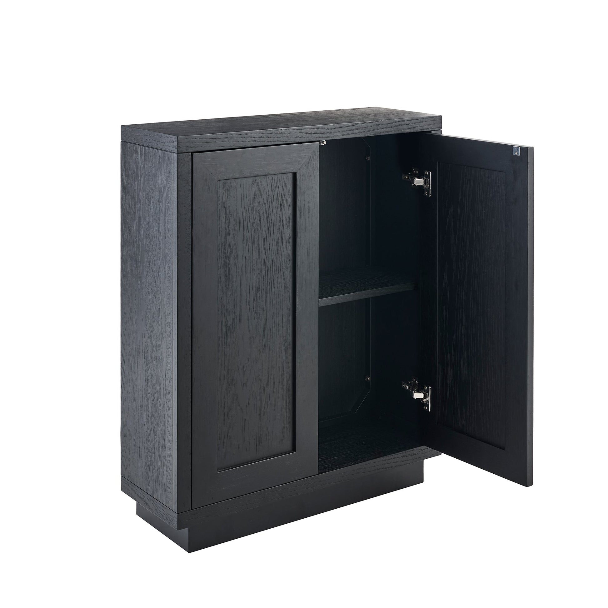 Astrid 2 Door Small Sideboard - Black Oak - Laura James