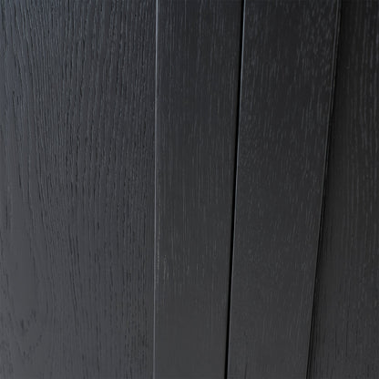 Astrid 2 Door Small Sideboard - Black Oak - Laura James
