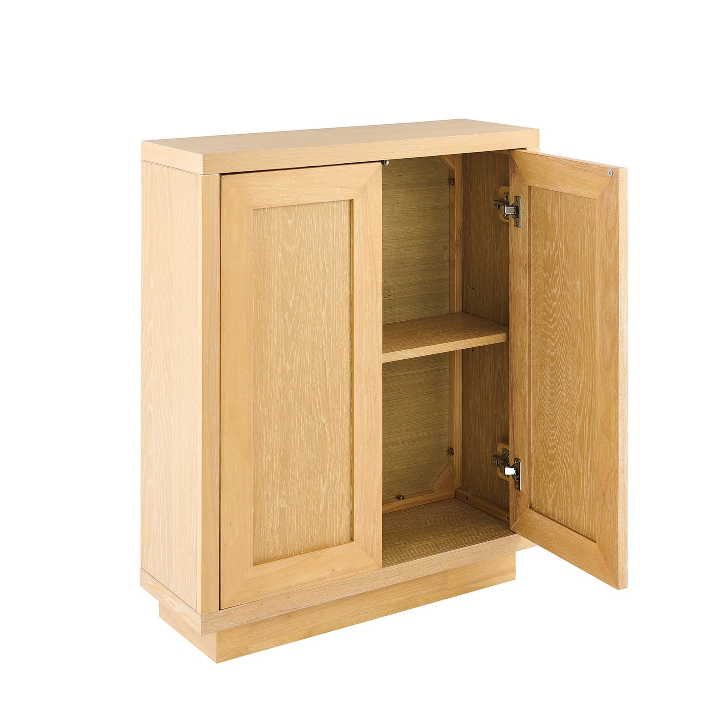 Astrid 2 Door Small Sideboard - Whitewash Oak - Laura James