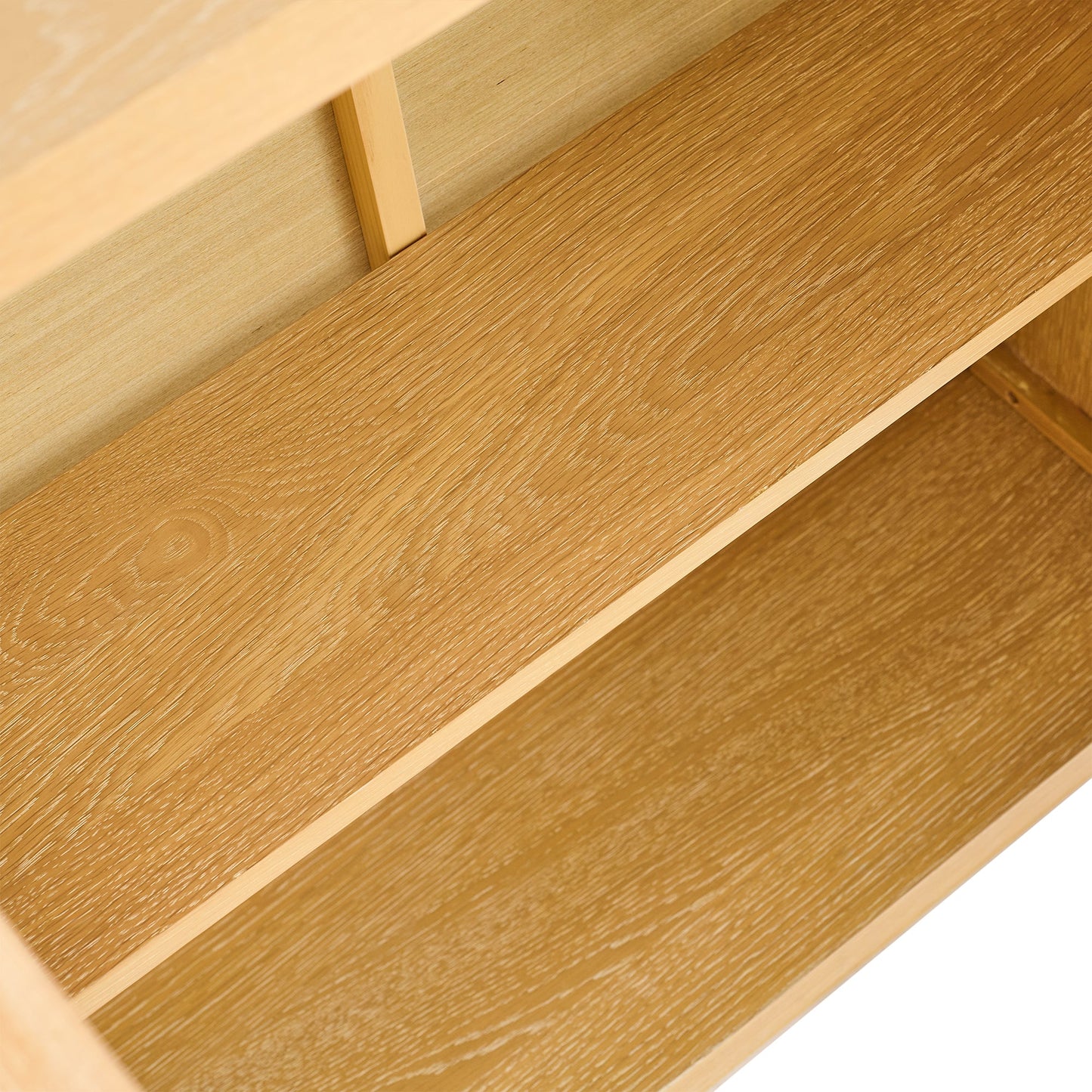 Astrid 2 Door Small Sideboard - Whitewash Oak - Laura James